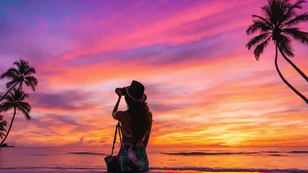 subset on tropical paradise