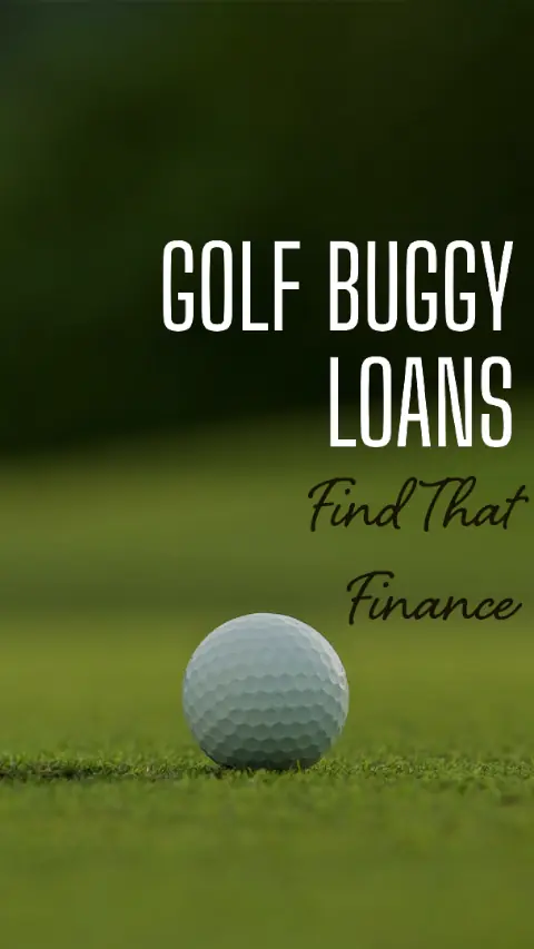Find That Finance Golf Buggy Loans ball on the green