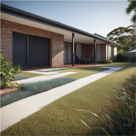 does your backyard just look like this plan grass