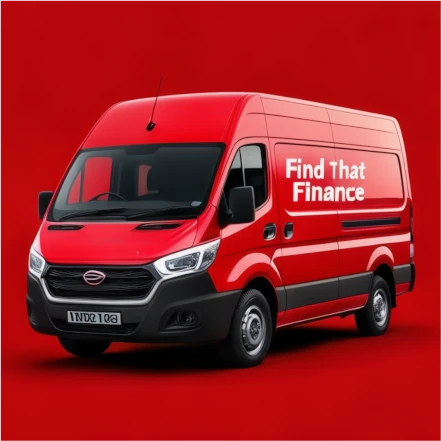 Find That Finance written on side Delivery van
