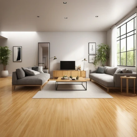Living Room Flooring Bamboo