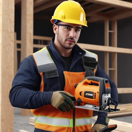 trades person with tools