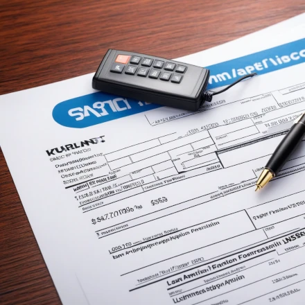 Loan application for equipment financing